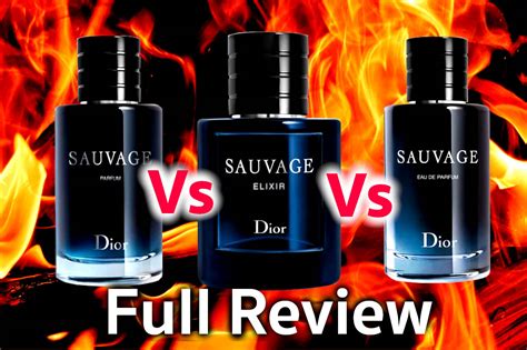 sauvage dior edp vs edt|is elixir stronger than parfum.